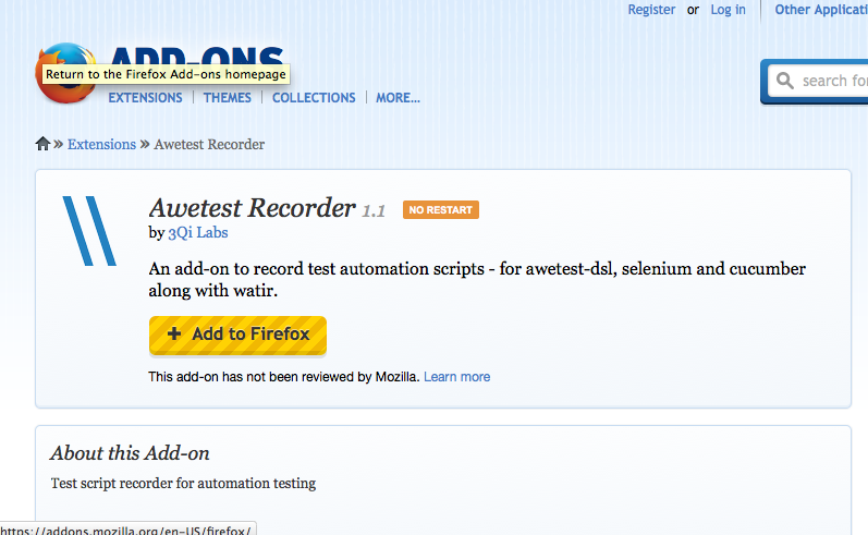 Awetest Recorder Add-on Download