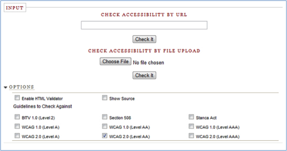 Web Accessibility Checker